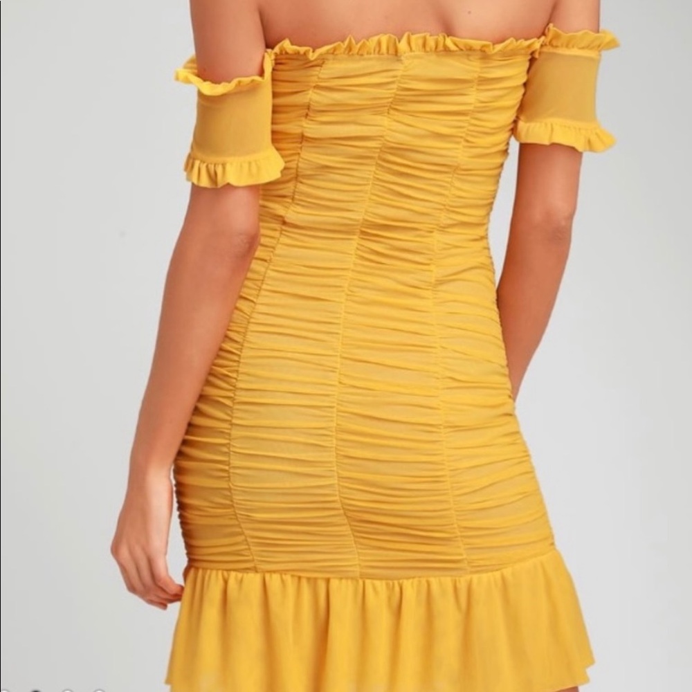 Lulu’s Kris Ruched Mini Dress - Picture 5 of 5